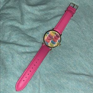 Charming Charlie’s Macaron Pink Watch
